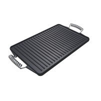 Gourmet Barbecue Reversible Cast Iron Griddle