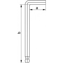 Klíč imbusový 2.5 mm 12 ks - 2
